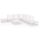vidaXL 8-delige Loungeset massief grenenhout