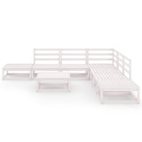 vidaXL 8-delige Loungeset massief grenenhout