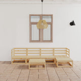 vidaXL 6-Piece Lounge Set Solid Pine Wood
