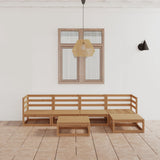 vidaXL 6-Piece Lounge Set Solid Pine Wood