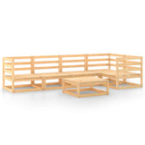 vidaXL 6-delige Loungeset massief grenenhout