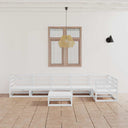 vidaXL 7-Piece Lounge Set Solid Pine Wood