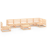 vidaXL 8-delige Loungeset massief grenenhout