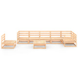 vidaXL 8-delige Loungeset massief grenenhout