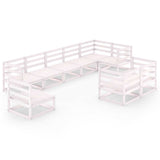 vidaXL 9-piece Lounge Set Solid Pine Wood