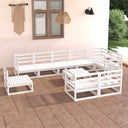 vidaXL 10-delige Loungeset massief grenenhout
