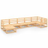 vidaXL 7-delige Loungeset massief grenenhout