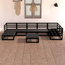 vidaXL 8-delige Loungeset massief grenenhout