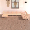 vidaXL 7-delige Loungeset massief grenenhout