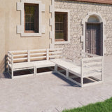 vidaXL 5-Piece Lounge Set Solid Pine Wood