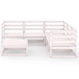 vidaXL 6-delige Loungeset massief grenenhout