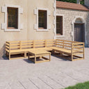 vidaXL 7-delige Loungeset massief grenenhout