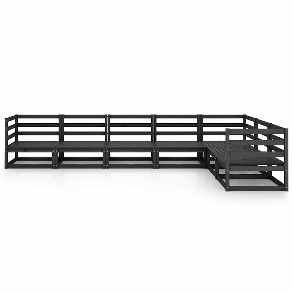 vidaXL 7-Piece Outdoor Lounge Set Solid Pinewood