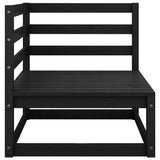 vidaXL 11-delige Loungeset met kussens massief grenenhout