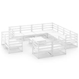 vidaXL 12-delige Loungeset massief grenenhout
