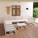 vidaXL 9-piece Lounge Set Solid Pine Wood
