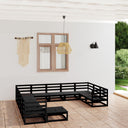 vidaXL 12-delige Loungeset massief grenenhout
