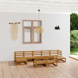 vidaXL 9-piece Lounge Set Solid Pine Wood