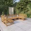 vidaXL 6-delige Loungeset massief grenenhout