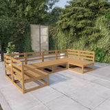 vidaXL 6-Piece Lounge Set Solid Pine Wood