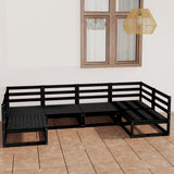 vidaXL 6-Piece Lounge Set Solid Pine Wood