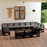 vidaXL 13-piece Lounge Set Solid Pine Wood