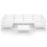 vidaXL 7-delige Loungeset massief grenenhout