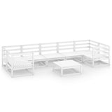 vidaXL 8-delige Loungeset massief grenenhout