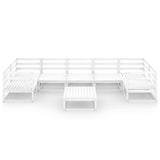 vidaXL 8-delige Loungeset massief grenenhout