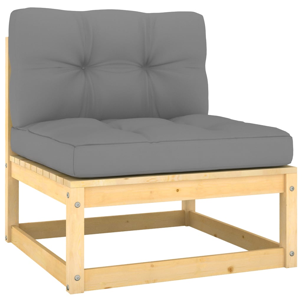 vidaXL 7-delige Loungeset massief grenenhout