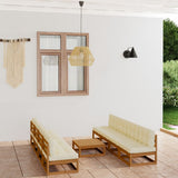vidaXL 9-piece Lounge Set Solid Pine Wood