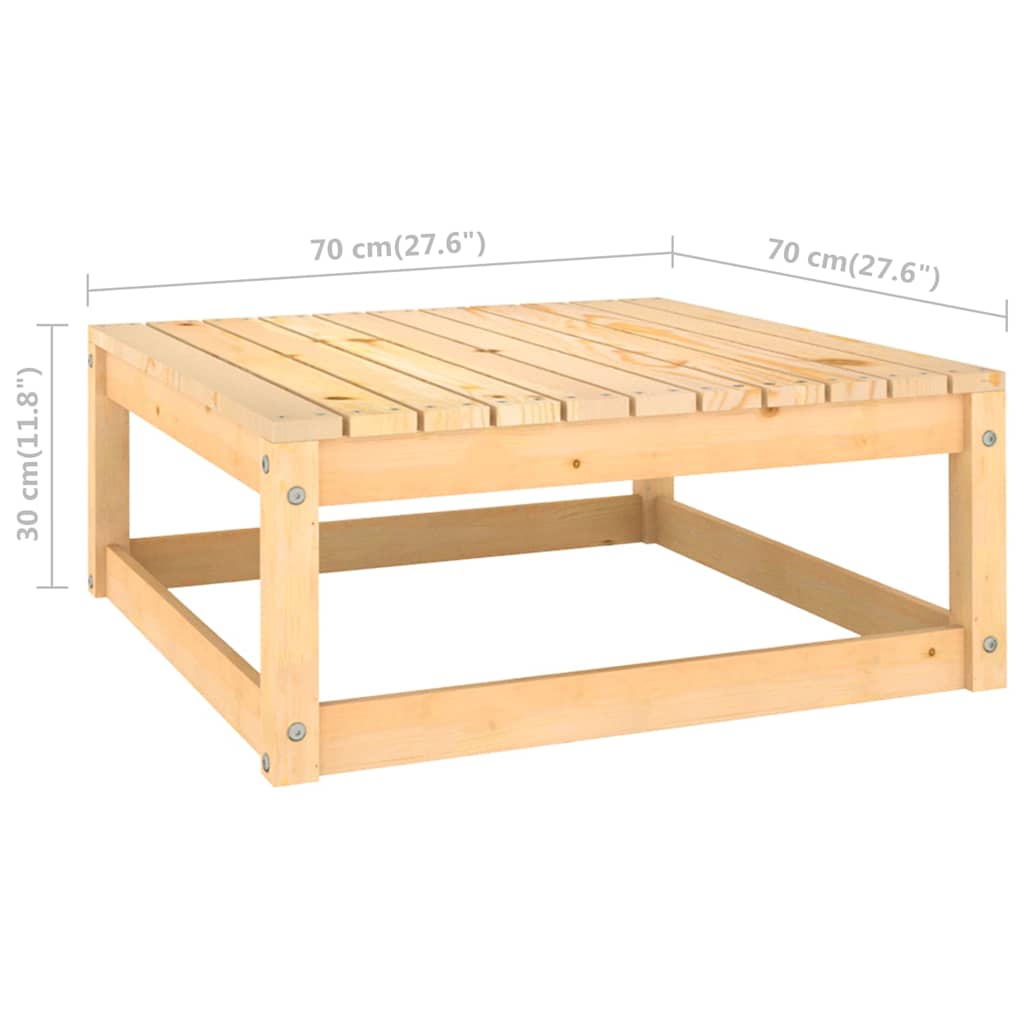 vidaXL 6-delige Loungeset massief grenenhout