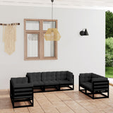 vidaXL 7-Piece Lounge Set Solid Pine Wood