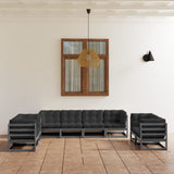 vidaXL 8-Piece Lounge Set Solid Pine Wood