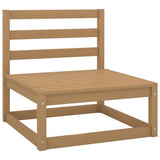 vidaXL 5-delige Loungeset met kussens massief grenenhout