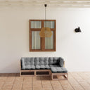 vidaXL 4-delige Loungeset massief grenenhout