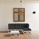 vidaXL 5-delige Loungeset massief grenenhout
