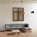 vidaXL 6-delige Loungeset massief grenenhout