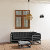 vidaXL 5-Piece Lounge Set Solid Pine Wood
