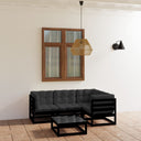 vidaXL 5-delige Loungeset massief grenenhout