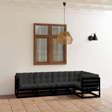 vidaXL 5-Piece Lounge Set Solid Pine Wood