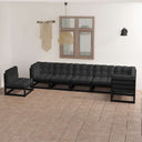 vidaXL 7-delige Loungeset massief grenenhout