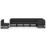 vidaXL 7-delige Loungeset massief grenenhout