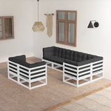 vidaXL 7-delige Loungeset massief grenenhout