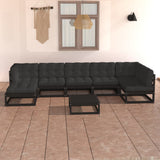 vidaXL 8-Piece Lounge Set Solid Pine Wood