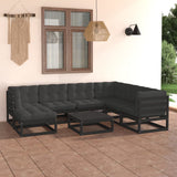 vidaXL 8-Piece Lounge Set Solid Pine Wood