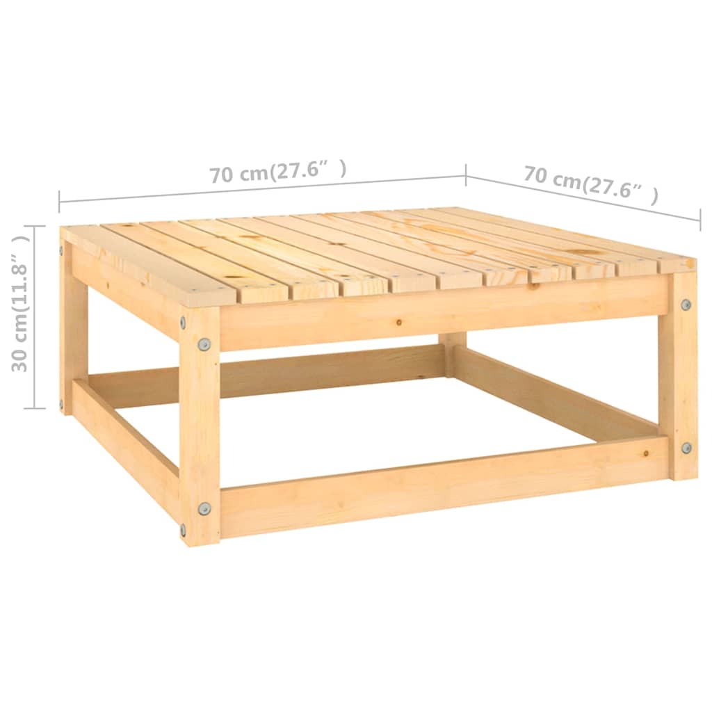 vidaXL 8-Piece Lounge Set Solid Pinewood