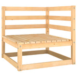 vidaXL 8-Piece Lounge Set Solid Pinewood