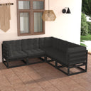 vidaXL 5-delige Loungeset massief grenenhout