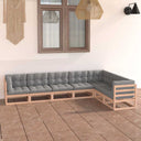 vidaXL 7-Piece Outdoor Lounge Set Solid Pinewood